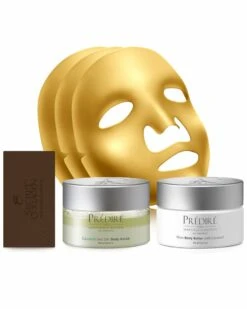 Predire Paris 17oz Oxygen/Vitamin Gold Masks W/ Spa Reinvigorate Collection - Coconut Women Skincare Sets