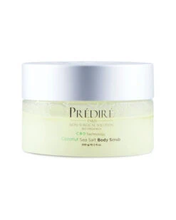 Predire Paris 10.5oz Almond Vanilla Sea Salt Body Scrub Powered Women Bath & Body