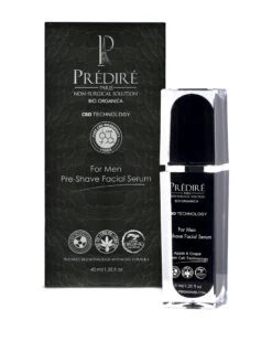 Predire Paris Men's 1.35oz Pre-Shave Facial Serum For Men Infused With CBD Cologne & Aftershave