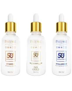 Predire Paris 3oz Hydration & Repair Skin Infusion Serum Set Women Skincare Treatments