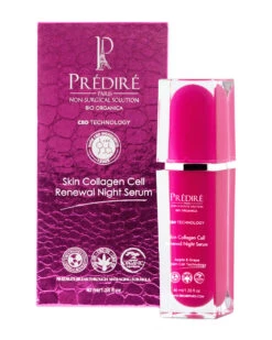 Predire Paris 1.35oz Skin Collagen Cell Renewal Night Serum With CBD Women Skincare Treatments
