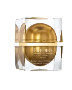 Predire Paris 1.69 Fl Oz Vitamin C, E, & A Golden Magnetic Mud Mask Collagen & Oxygen Booster Women Face Masks