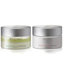 Predire Paris Almond Vanilla Sea Salt Scrub & Milk & Honey Body Butter Set Women Skincare Sets
