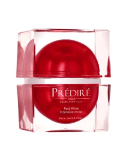 Predire Paris 1.69oz Red Wine Intensive Mask Face, Neck And Chest Powered By Plant Stem Cell Women Face Masks